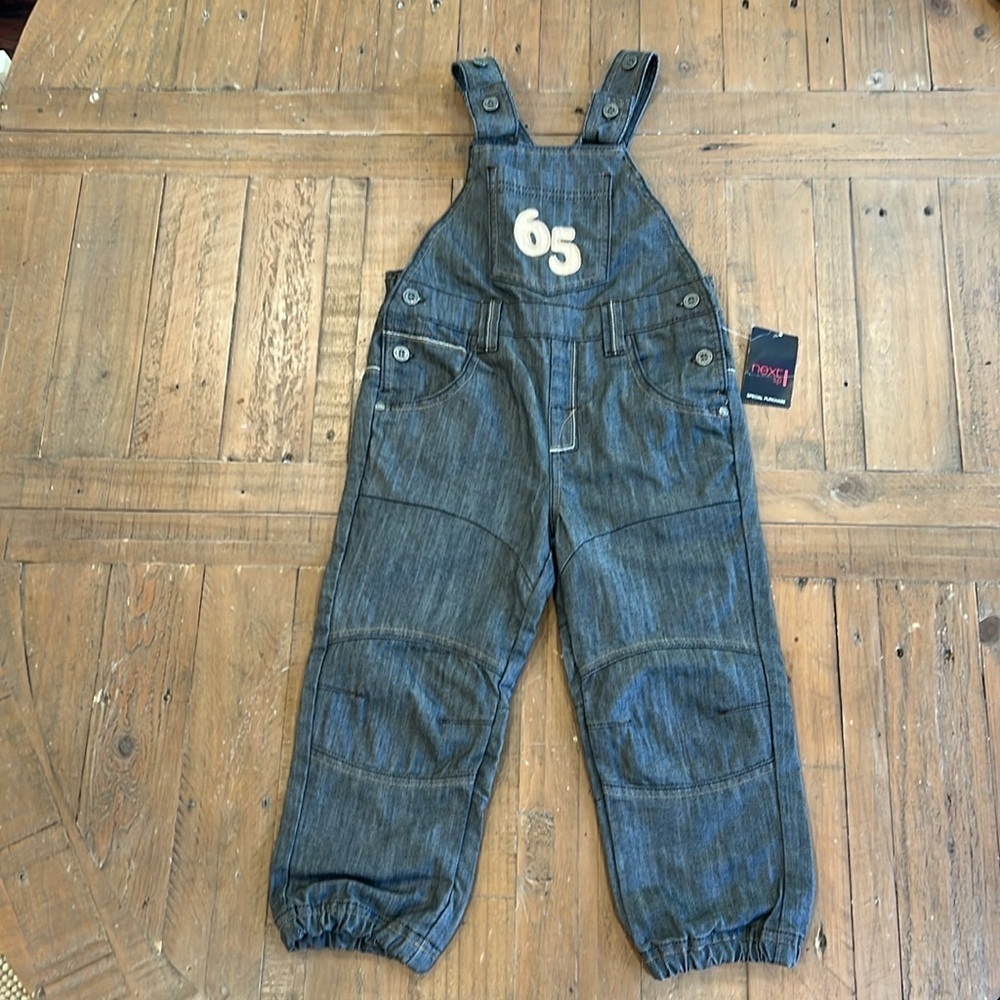Next uk 65 dungarees overalls denim jean nwt